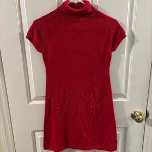 American Girl Doll Girl's Red Sweater Dress ~ 10 ~ Missing Belt ~ Holiday Winter